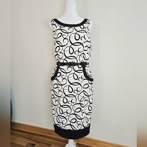 London Times Women's Dress With Pockets Size 8